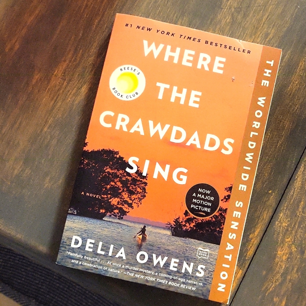 Paperback book where the crawdads sing